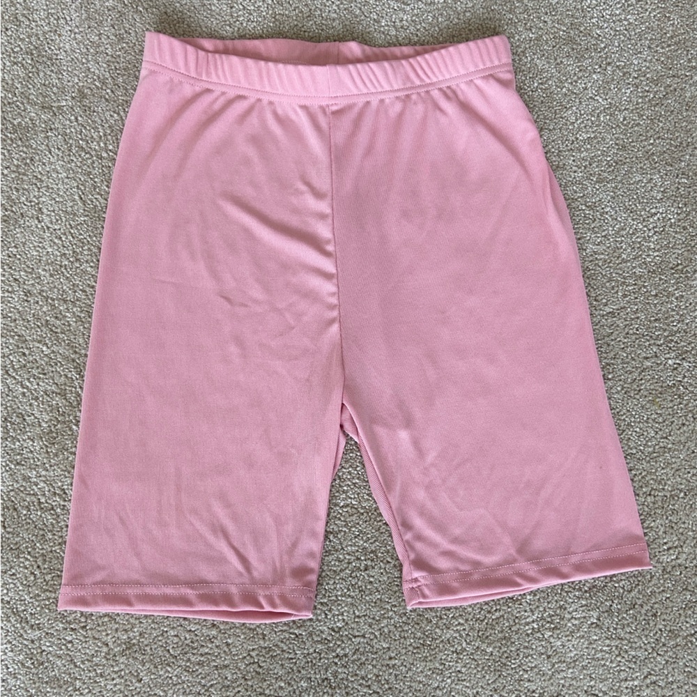 Loungewear Pink Oversized T-Shirt and Shorts Set Homewear Casual home clothes - Picture 3 of 5